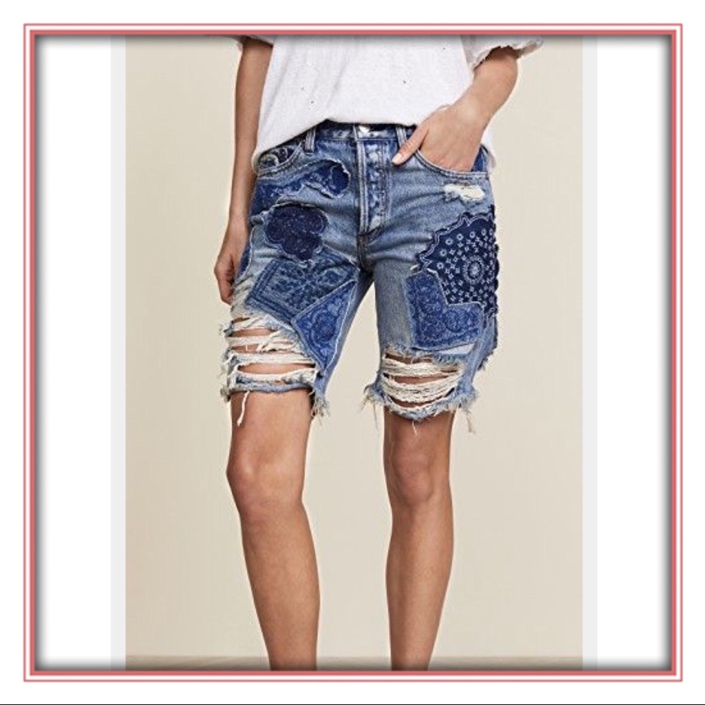 8•15•18 FINAL MARKDOWN-FREE PEOPLE PATCHWORK SHORT